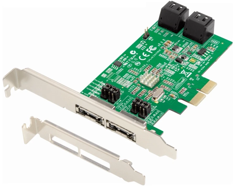 Carruzzo Dawicontrol DC-624E RAID RAID valdiklis PCI Express x2 2.0 6 Gbit/s