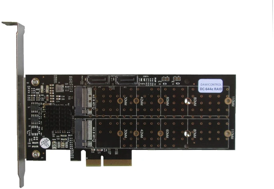 Carruzzo Dawicontrol DC-644E RAID BLISTER RAID valdiklis PCI Express x4 2.0 6 Gbit/s