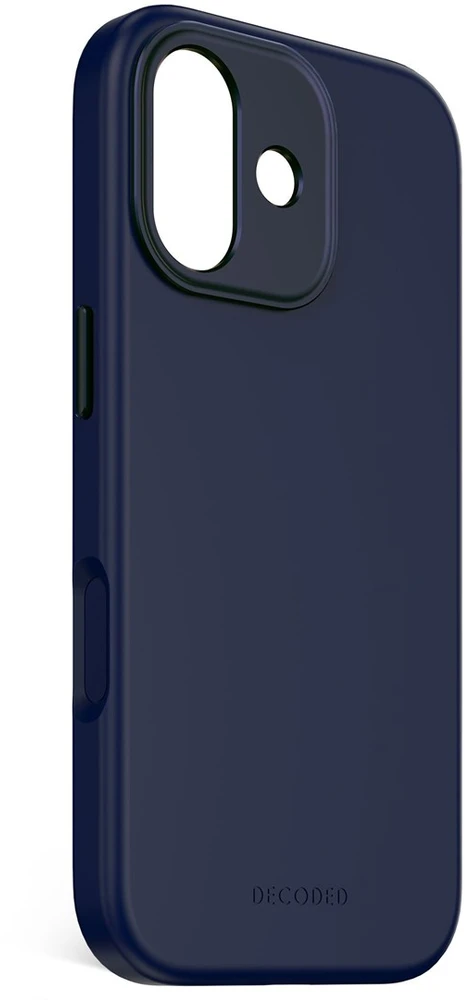 „Decoded“ antimikrobinis silikoninis „MagSafe“ dėklas, skirtas „iPhone 17“ – mėlynas