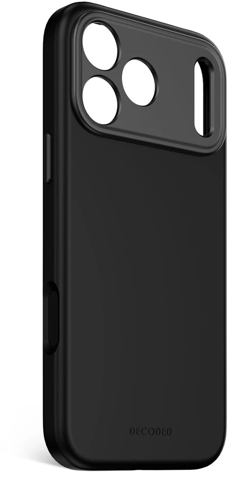 „Decoded“ antimikrobinis silikoninis „MagSafe“ dėklas, skirtas „iPhone 17 Pro Max“ – Juodas
