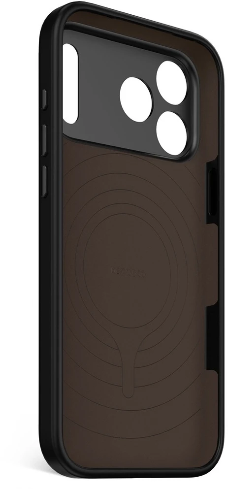 „Decoded“ antimikrobinis silikoninis „MagSafe“ dėklas, skirtas „iPhone 17 Pro Max“ – Juodas