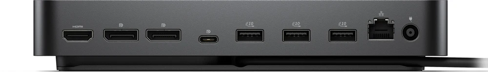 Carruzzo DELL WD25 Vielinis USB 3.2 Gen 2 (3.1 Gen 2) Type-C Juoda