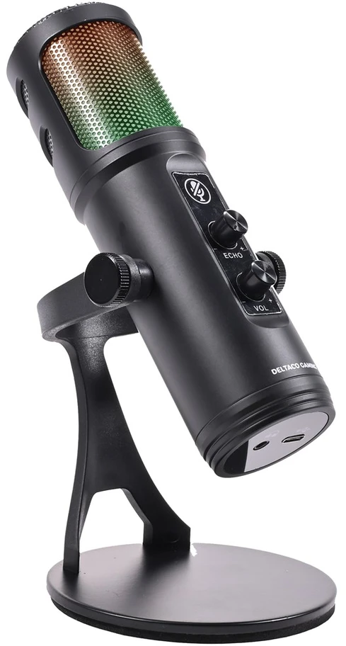 RGB srautinio perdavimo mikrofonas DELTACO GAMING / GAM-171 / 4222236