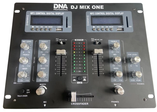 Carruzzo DNA DJ MIX ONE analoginis stereo garso maišytuvas „Blu-ray“