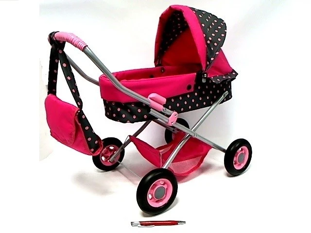 Carruzzo Doll Cart Deep Sides Metal 40×60 cm Ewa WAKART 399040
