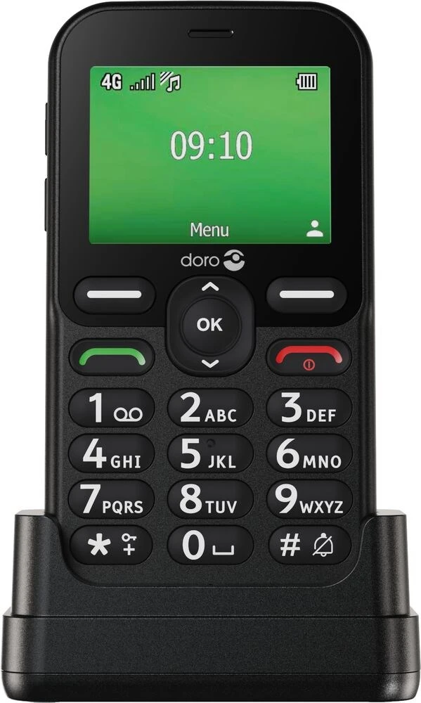 Išmanusis telefonas Doro Leva E10 LTE (Juodas)