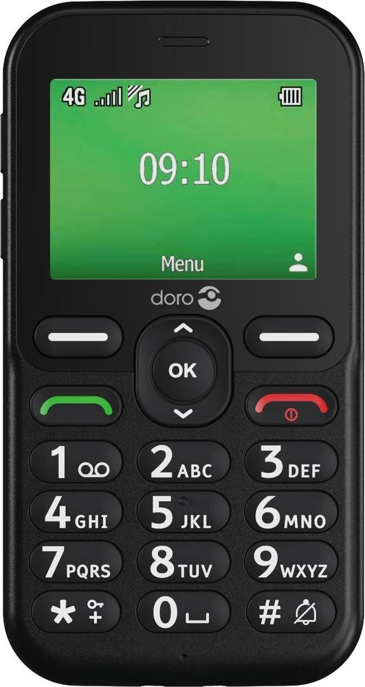 Išmanusis telefonas Doro Leva E10 LTE (Juodas)