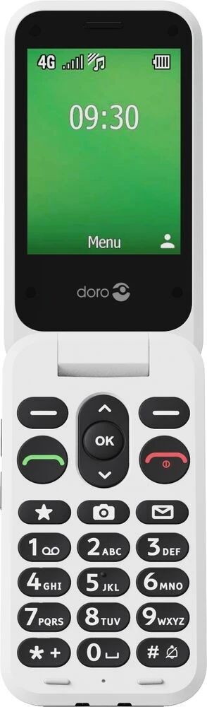 Carruzzo Doro Leva E30 7,11 cm (2.8″) 142,7 g Juoda, Balta Bazinis telefonas
