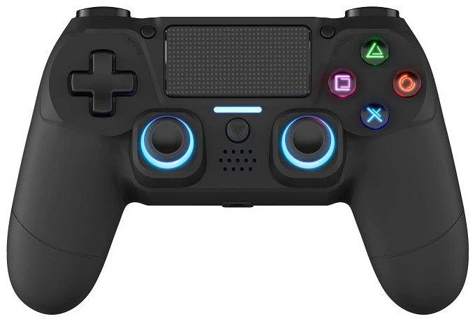 Carruzzo Dragonshock Mizar+ Juoda „Bluetooth“ Žaidimų pultelis Analoginis / skaitmeninis PC, PlayStation 4, Android