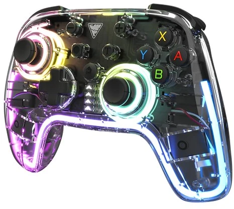 Carruzzo Dragonshock Orion Glow Juoda „Bluetooth“ Žaidimų pultelis Analoginis / skaitmeninis Nintendo Switch