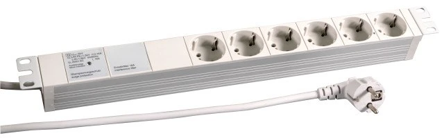 Carruzzo EFB Elektronik 691689K elektros tinklo ilgintuvas 2 m 6 AC išvestis(ys / čių) Vidaus Pilka