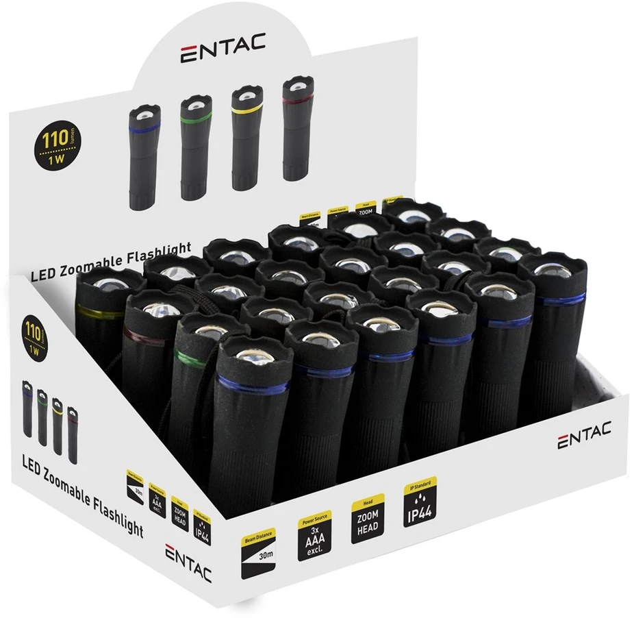 Entac žibintuvėlis 1W 110lm Zoom