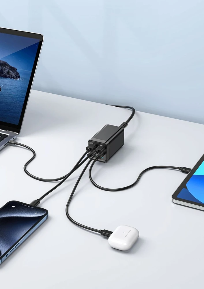Carruzzo eSTUFF ES635200 mobiliojo įrenginio kroviklis Juoda AC Spartusis įkrovimas Vidaus