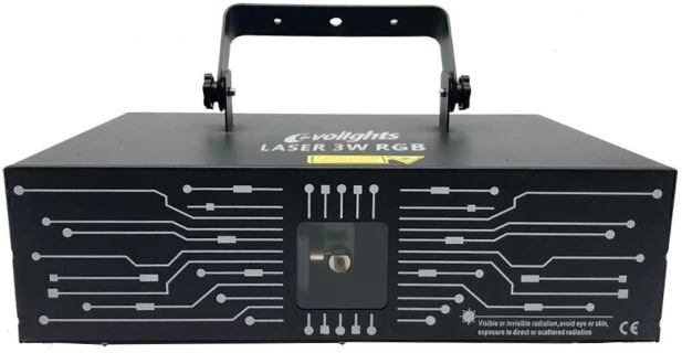 Carruzzo EVOLIGHTS LASER 3W RGB professional stage axles