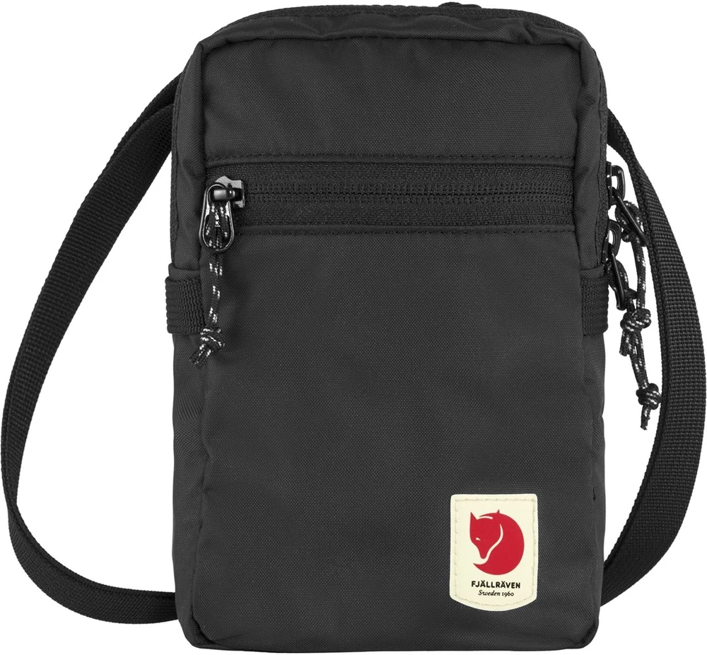 Carruzzo Fjällräven High Coast Pocket Poliamidas Juoda Unisekso stiliaus Ant peties nešiojama rankinė