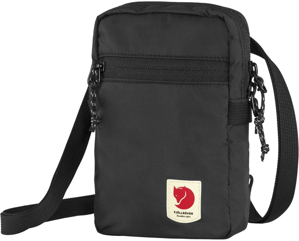 Carruzzo Fjällräven High Coast Pocket Poliamidas Juoda Unisekso stiliaus Ant peties nešiojama rankinė