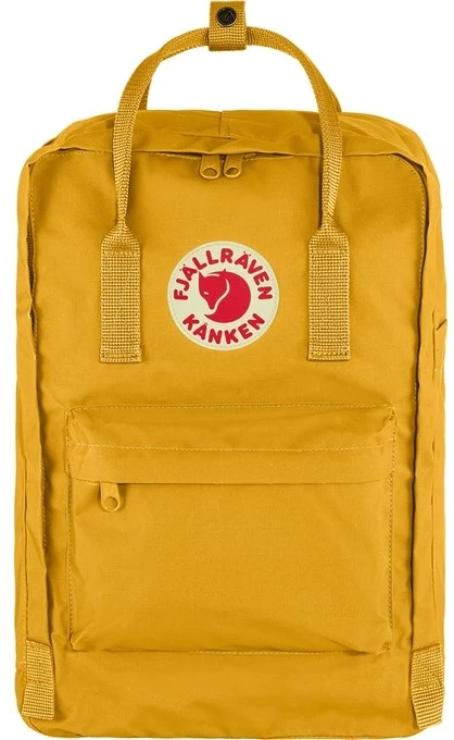 Carruzzo Fjällräven Kanken Nešiojamas kompiuteris 15″ kuprinė Kasdienė kuprinė Ochra Poliamidas, Polipropilenas (PP), Vinilonas