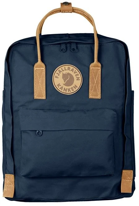 Carruzzo Fjällräven Kanken No.2 kuprinė Kasdienė kuprinė Navy Medvilnė, Oda, Poliesteris
