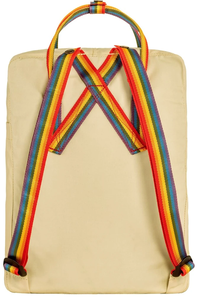 Carruzzo Fjällräven Kanken Rainbow kuprinė Kasdienė kuprinė Ąžuolas Vinilonas