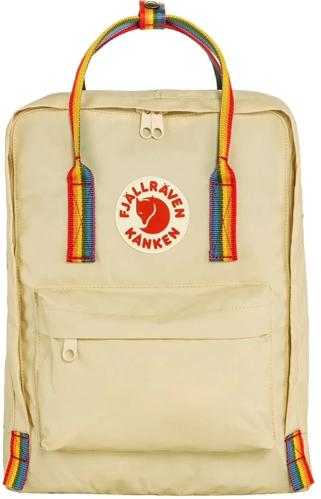 Carruzzo Fjällräven Kanken Rainbow kuprinė Kasdienė kuprinė Ąžuolas Vinilonas