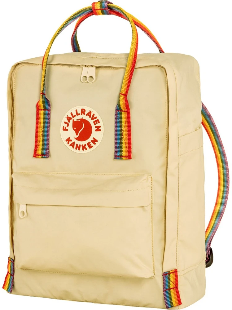 Carruzzo Fjällräven Kanken Rainbow kuprinė Kasdienė kuprinė Ąžuolas Vinilonas