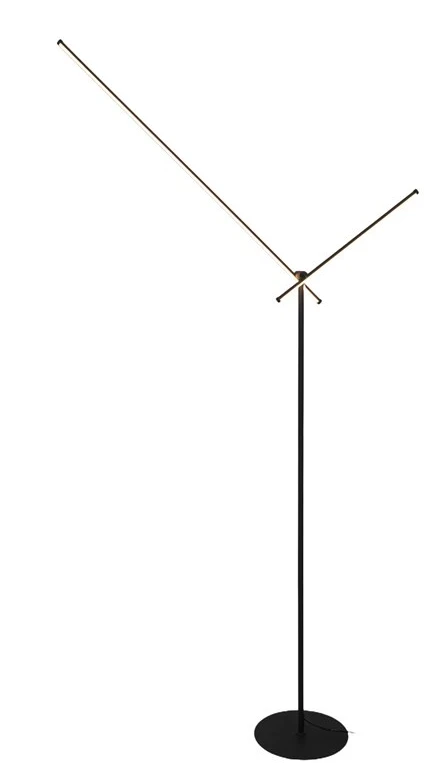 Carruzzo Grindų LED šviestuvas TANGER 170CM juodas
