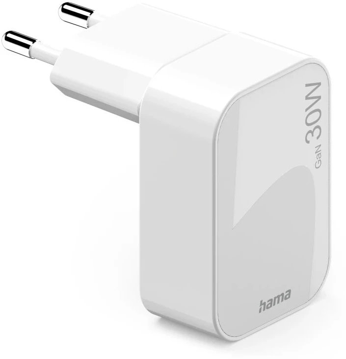 Hama 30W GaN 1x USB-C balta składana