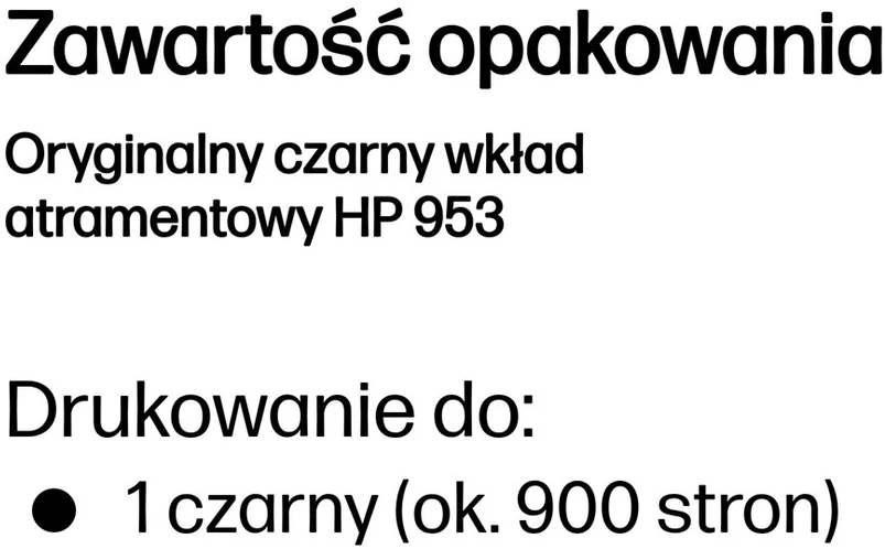 Hewlett Packard (HP) HP 953 Juodas Original Ink Cartridge