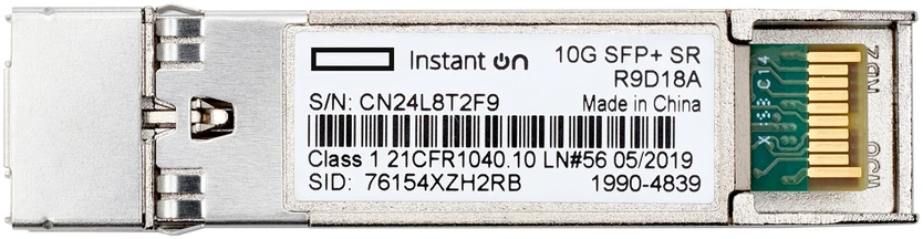 Šakotuvas Hewlett Packard (HP) Carruzzo HPE Aruba Networking Instant On 10G SFP+ LC SR 300 m OM3 MMF tinklo siųstuvų-imtuvų modulis