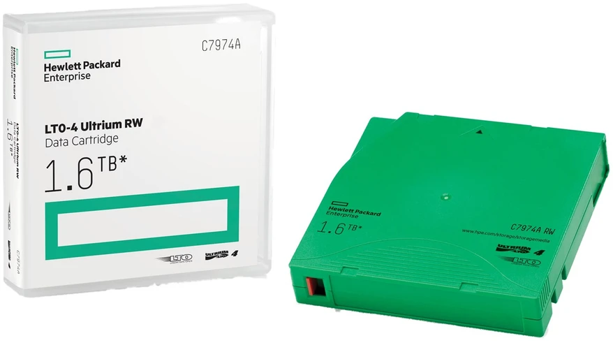 Hewlett Packard (HP) Laikmena HP Ultrium LTO-4 1.6TB C7974A / DEL1004463