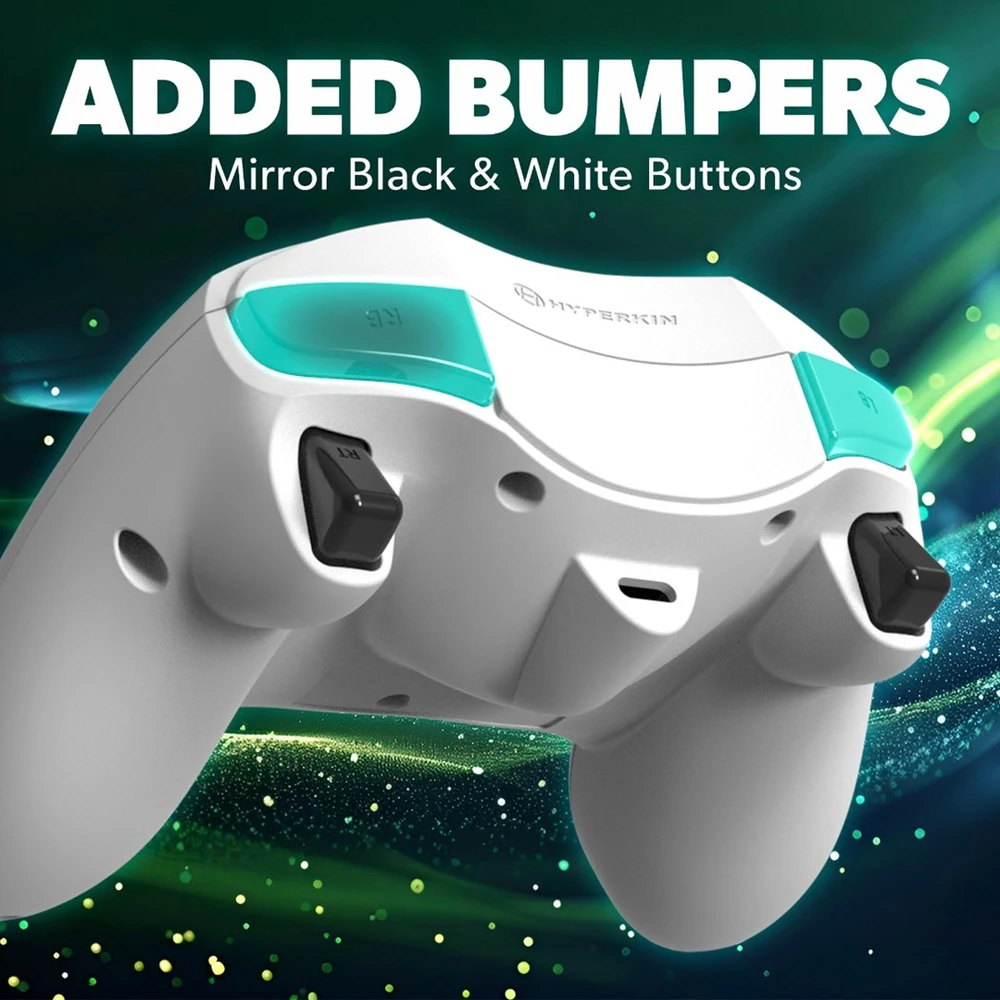 Carruzzo Hyperkin DuchesS Balta Žaidimų pultelis Analogas XBOX Series S, XBOX Series X, XBOX One