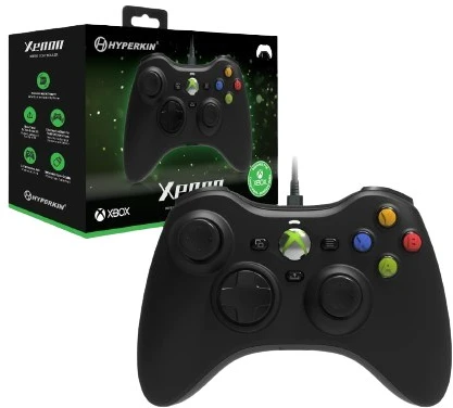 Carruzzo Hyperkin M01368-BK žaidimų valdiklis Juoda USB Žaidimų pultelis XBOX One, XBOX Series S, XBOX Series X