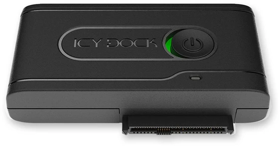 „Carruzzo Icy Dock“ EZ adapteris Ex MB931U-1VB R1 USB 3.2 Gen 2 (3.1 Gen 2) Type-C Juodas