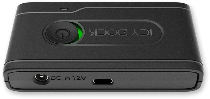 „Carruzzo Icy Dock“ EZ adapteris Ex MB931U-1VB R1 USB 3.2 Gen 2 (3.1 Gen 2) Type-C Juodas