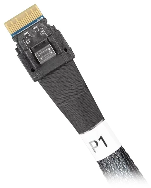 Carruzzo Icy Dock MB310L-B „Serial Attached SCSI“ (SAS) kabelis 0,5 m Juoda