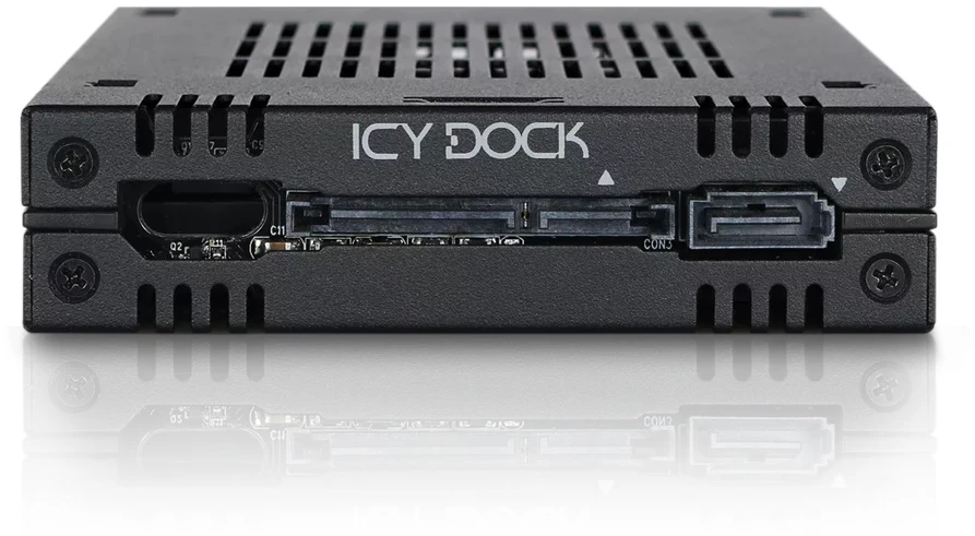 Serveris IcyDock Carruzzo Icy Dock MB742SP-B diskų įrenginio skyriaus dangtelis Juoda