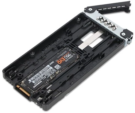 IcyDock Carruzzo Icy Dock MB834TP-B saugojimo diskų korpusas SSD korpusas Aliuminis, Juoda 2.5″