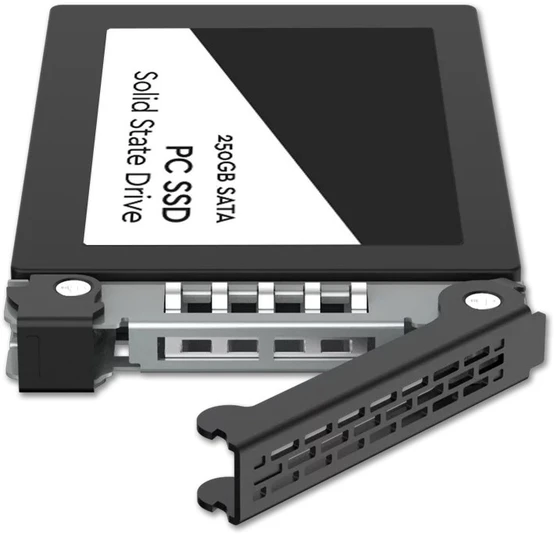 Carruzzo Icy Dock MB992TRAY-B diskų įrenginio skyriaus dangtelis Juoda, Sidabras