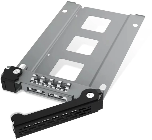 Carruzzo Icy Dock MB992TRAY-B diskų įrenginio skyriaus dangtelis Juoda, Sidabras