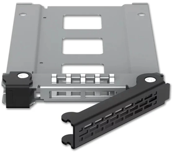 Carruzzo Icy Dock MB992TRAY-B diskų įrenginio skyriaus dangtelis Juoda, Sidabras