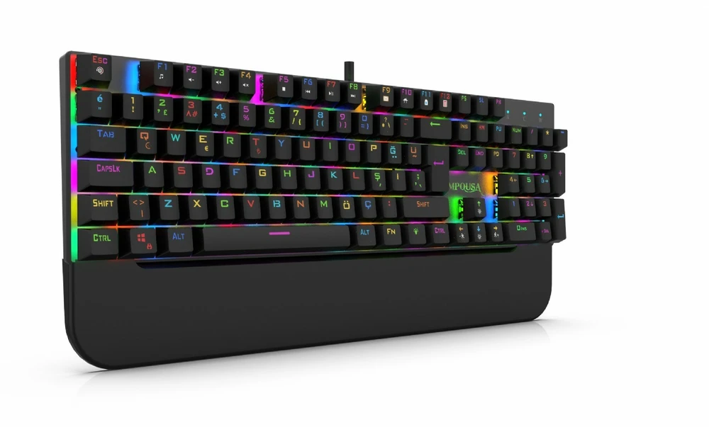 Carruzzo Inca IKG-443 klaviatūra Žaidimams USB Juoda