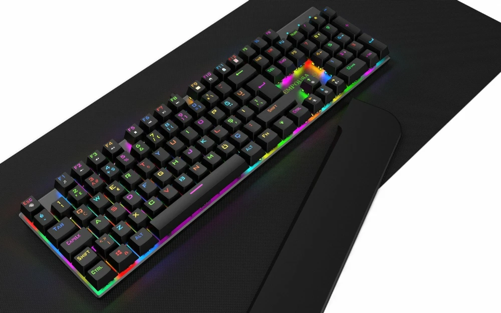 Carruzzo Inca IKG-443 klaviatūra Žaidimams USB Juoda
