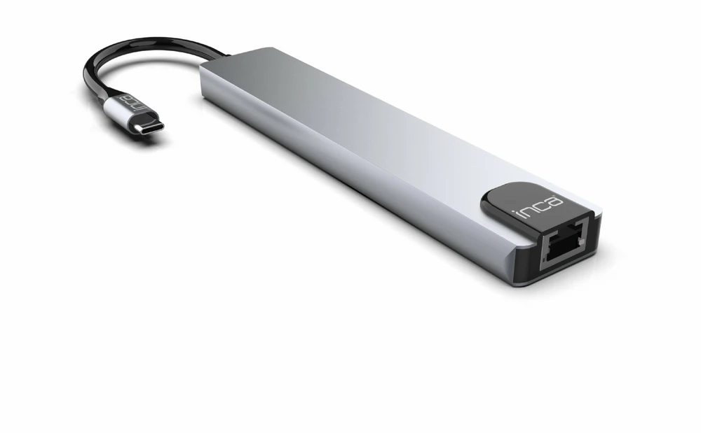 Carruzzo Inca ITPC-7T sąsajos šakotuvas C tipo USB 1000 Mbit/ai Aliuminis
