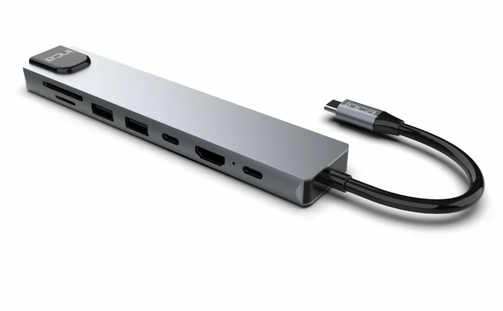 Carruzzo Inca ITPC-7T sąsajos šakotuvas C tipo USB 1000 Mbit/ai Aliuminis