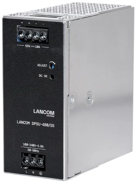 Carruzzo LANCOM DPSU-480/55 maitinimo blokas 480 W TS35 DIN Juoda, Plienas
