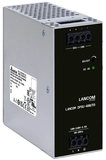 Carruzzo LANCOM DPSU-480/55 maitinimo blokas 480 W TS35 DIN Juoda, Plienas