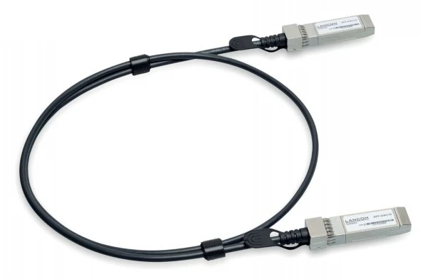 Carruzzo LANCOM SFP-DAC10-1m „InfiniBand“ arba pluoštinis optinis kabelis Juoda, Plienas