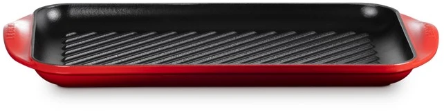 Virtuvės Indai - Le Creuset Grilio Lenta Didelė 47x25cm Ketaus Vyšninė Raudona
