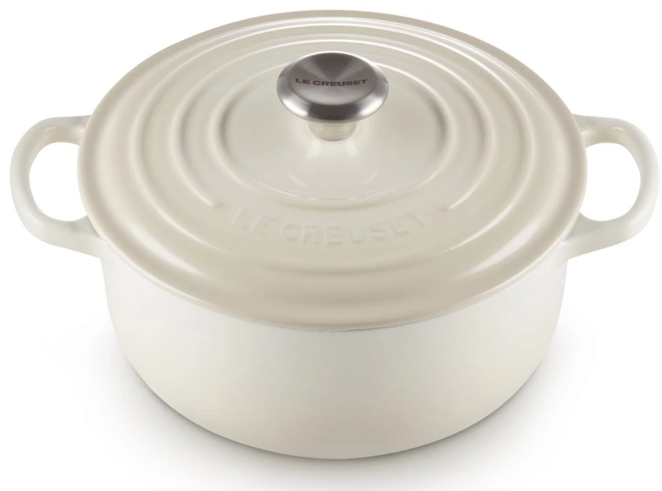 Le Creuset Signature Roaster apvalus 20 cm meringue (21177207164430)