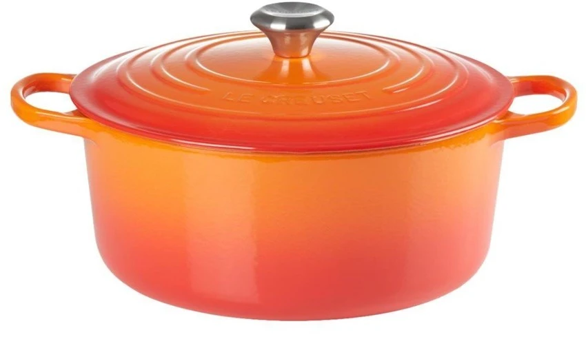 Virtuvės Indai - Le Creuset Signature Keptuvė 24cm Apvalus Ketaus Raudona